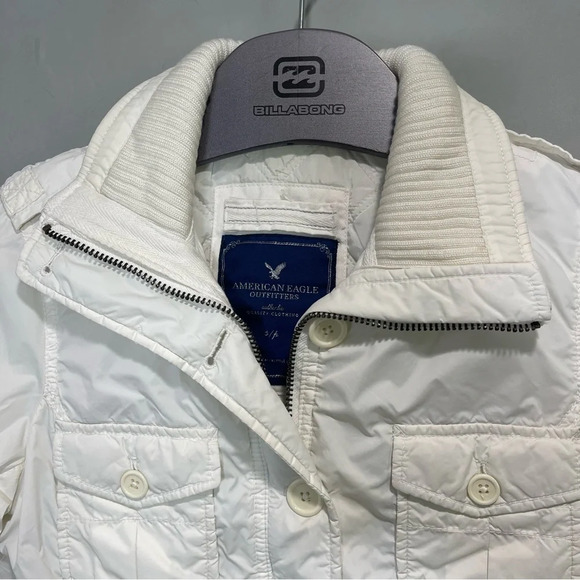 American Eagle White Jacket Size Small - Picture 4 of 15